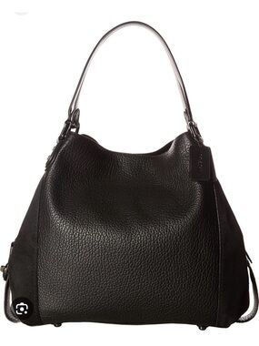 Coach Lexy Shoulder Bag in black.